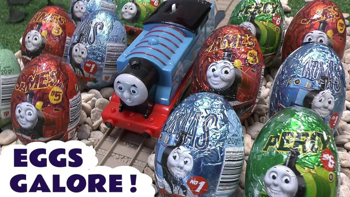 20 Surprise Eggs Thomas and Friends Kinder Surprise Toys Superhero Thomas The Tank Engine