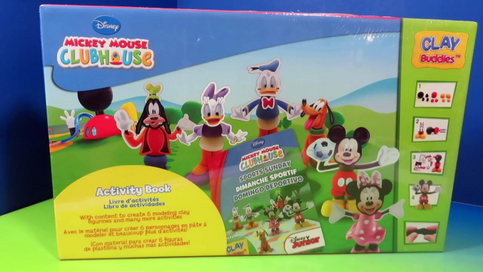 Mickey Mouse Clubhouse Clay Buddies Activities Book Mickey, Donald, Goofy, Minnie, Pluto, Daisy