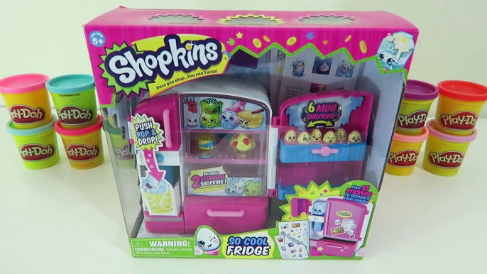 Shopkins So Cool Fridge Playset Exclusive Shopkins & Mini Shopkins Eggs + 3 Shopkins Blind Baskets!
