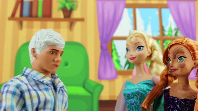 Elsa Gets Freezing Powers Back after Hans Takes It with Fire Powers. With Frozen Anna. DisneyToysFan