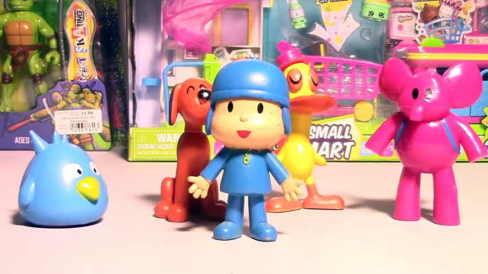Pocoyo Full Toys Episode in English with his friends Sleepy Bird, Loula, Elly and Pato