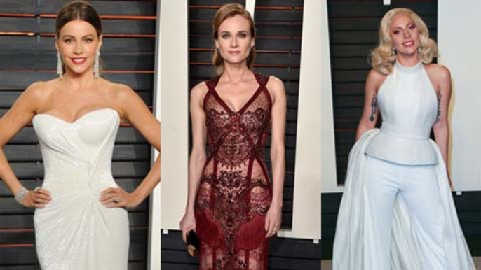 Vanity Fair 2016 BEST DRESSED  Lady Gaga, Diane Kruger & More Celebs