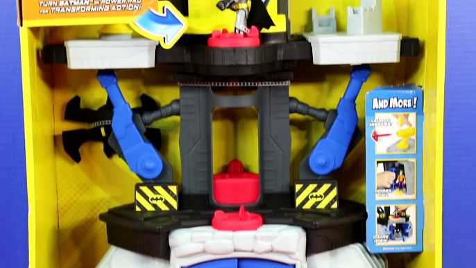 Imaginext Transforming Batcave With Batman & Joker Bane Riddler Try To Destroy Batcave