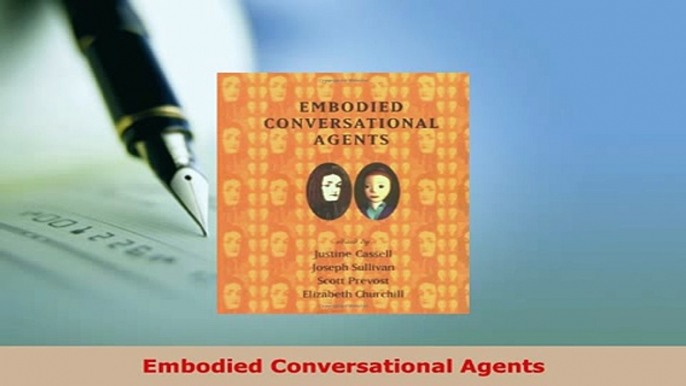 PDF  Embodied Conversational Agents Free Books