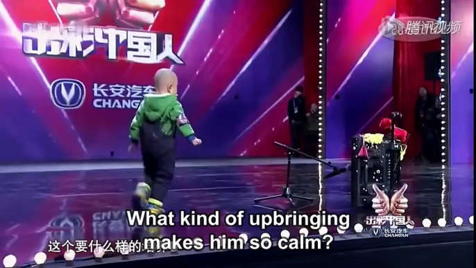 Adorable 3 year old is very happy to dance