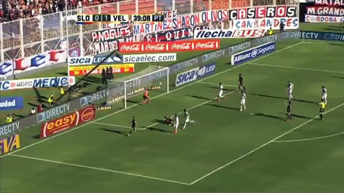 Gol de Blandi. San Lorenzo 1 - Vélez 1. Fecha 4. Primera División 2016.