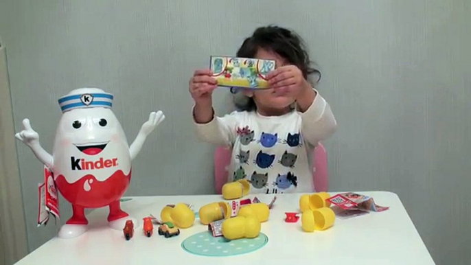 Aylin opening 6 Kinder surprise eggs Sürpriz Yumurta izle Sürpriz Yumurta Açma