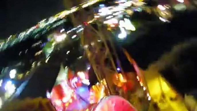 Hollywood Rip Ride Rockit at night front seat on-ride POV Universal Studios Florida