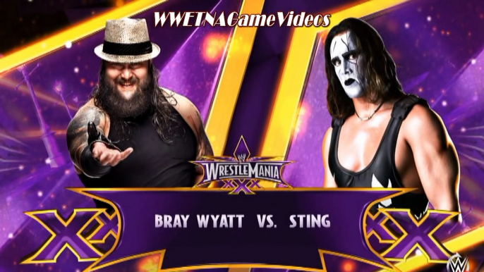 WWE WRESTLEMANIA 31 Sting vs. Bray Wyatt WWE WRESTLEMANIA XXXI MATCH HIGHLIGHTS 2015 (SIMU