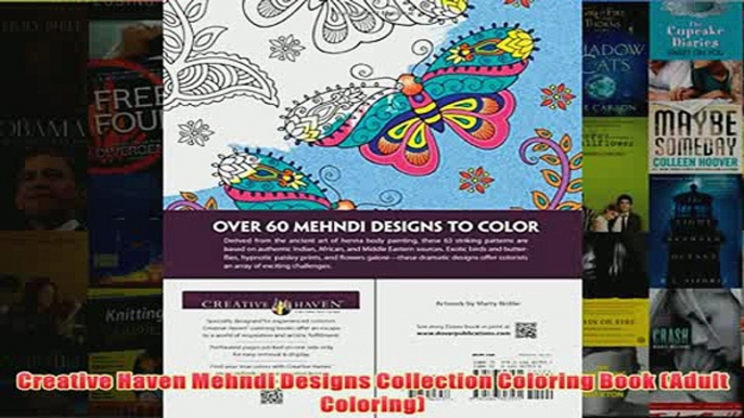 Download PDF  Creative Haven Mehndi Designs Collection Coloring Book Adult Coloring FULL FREE