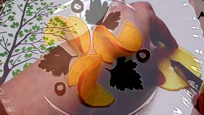 Украшения из лимона! Decoration of lemon! Украшения из фруктов! Decoration of fruits! (2)