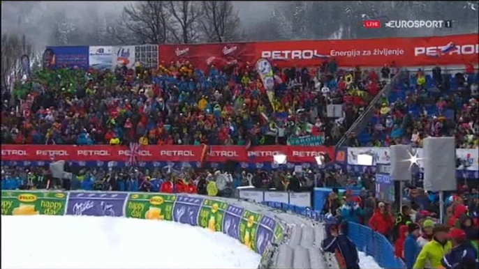 Alpine Skiing 2015-16 World Cup Men's Slalom 2^ Run Kranjska Gora; 06.03.2016