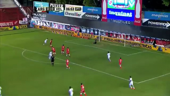 Gol de Pavone. Argentinos 0 - Vélez 1. Fecha 3. Primera División 2015.