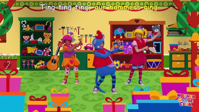 Christmas Song | Elves in Santas Workshop | Mother Goose Club Songs for Children