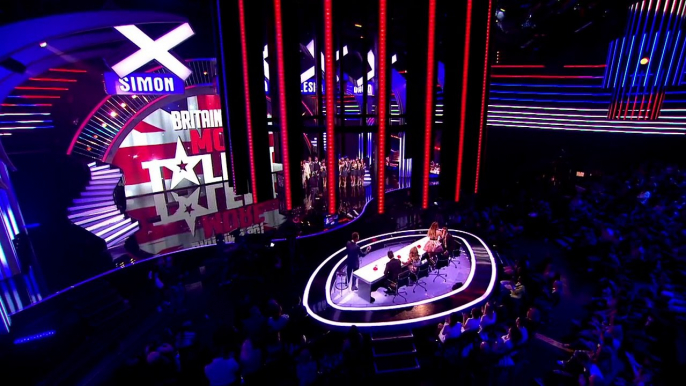 David gets a soaking from Alesha on BGMT | Britain's Got More Talent 2014