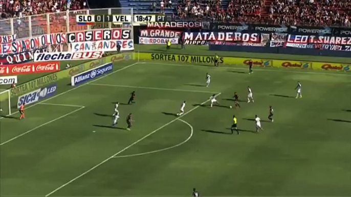 ¡Pasó cerca, Pitu! San Lorenzo 0 - Vélez 1. Fecha 4. Primera División 2016.