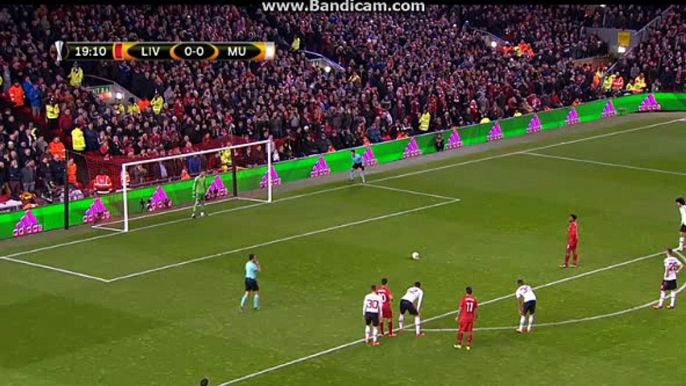 GOOAL - Daniel Sturridge -   (Penalty)  - Liverpool   1 - 0	   Manchester United