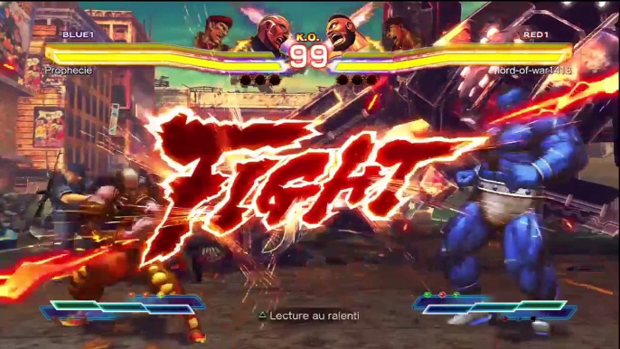 Street Fighter x Tekken ~ Raven/Rolento {Prophecie} vs Zangief/Ryu {Lord-of-war1418}