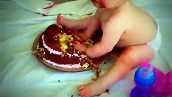 First Birthday Cake - Funny baby videos,cute baby