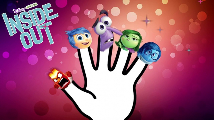 ★ INSIDE OUT ★ Finger Family Nursery Rhymes Cartoon for Children Family Song