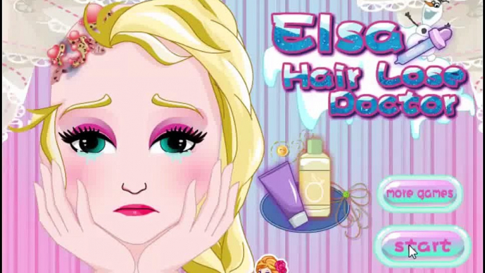 Elsa hair loss doctor online games - frozen elsa barbie games for kids