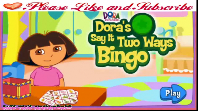 Doras Say It Two Ways Bingo Dora Game - Dora The Explorer