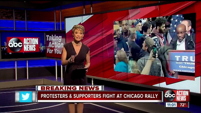 Donald Trump cancels rally in Chicago due to security concerns