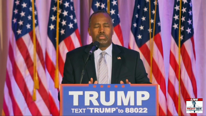 Ben Carson Endorses Donald Trump FULL Press Conference (3-11-16)