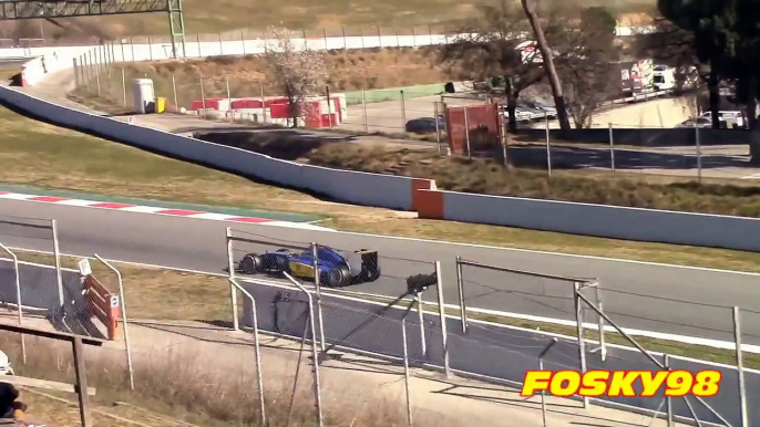 F1 2015 Test Montmeló Day 7 McLaren Honda Engine Failure