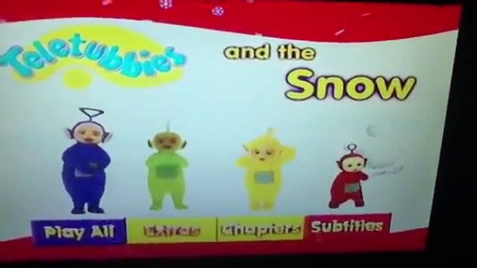 Teletubbies And The Snow DVD Menu Walkthrough