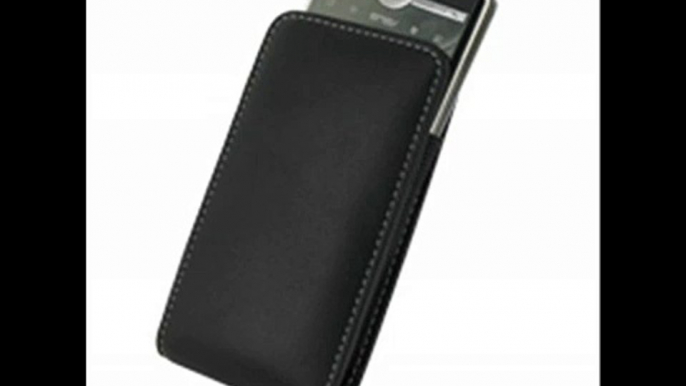 PDair Leather Case for Asus P835 - Vertical Pouch Type Belt clip inluded (Black)