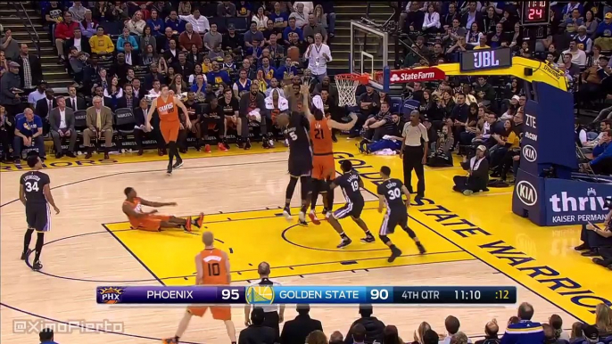 Stephen Curry's look-away 3-Pointer  Suns vs Warriors  March 12, 2016  NBA 2015-16 Season