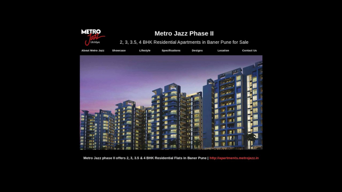 Metro-Jazz Phase 2 offers Residential Projects in Baner Pune for Sale