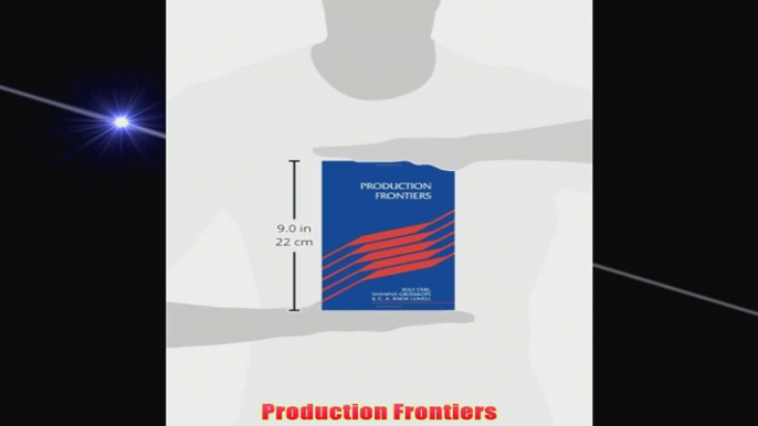 PDF Download  Production Frontiers Read Online