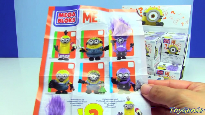 Despicable Me Minions Mega Bloks Micro Action Figures