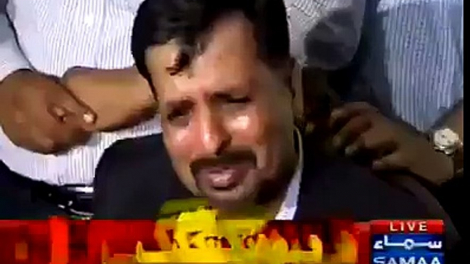 Syed Mustafa Kamal Crying In Press Conference