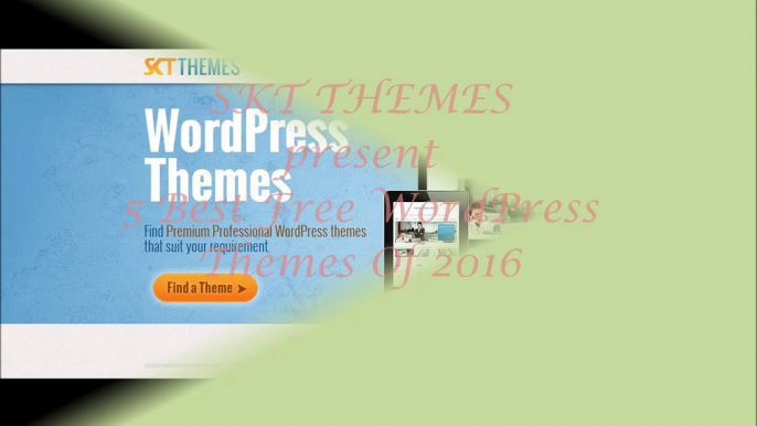 5 Best  WordPress Themes Of 2016