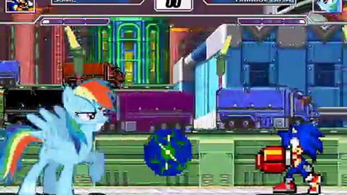 Dark Chaos Mugen : CvS Sonic VS Rainbow Dash