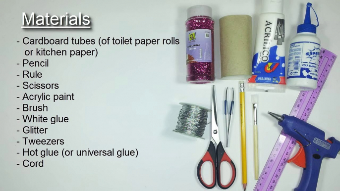 DIY Christmas crafts- CHRISTMAS BALLS recycling toilet paper rolls - Innova Crafts