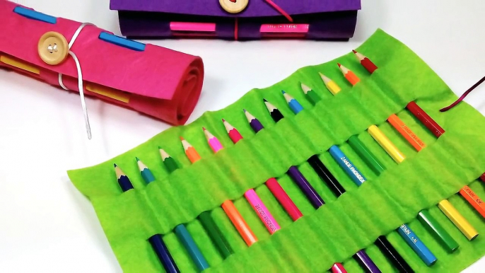 DIY crafts- Roll up PENCIL CASE (Back to school) - Innova Crafts