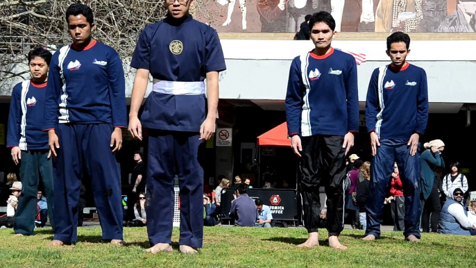 Silat performance at La Trobe University, Victoria