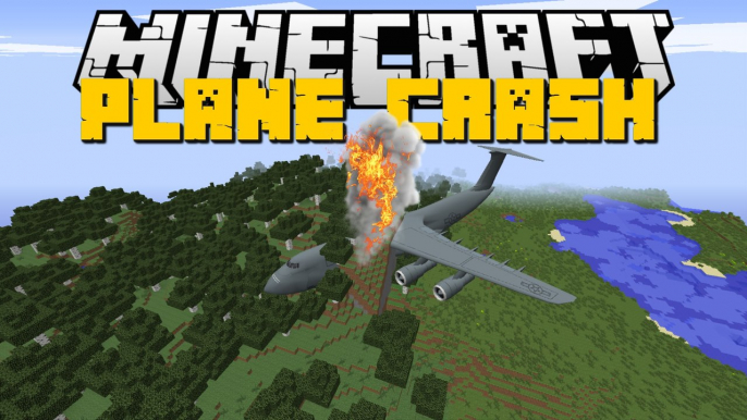 Minecraft: PLANE CRASH MOD (Helicopters, Planes, Boats Mod & MORE) Mod Showcase