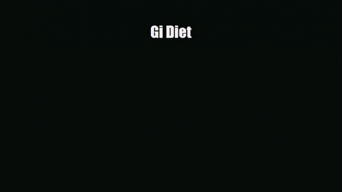 Download ‪Gi Diet‬ PDF Online