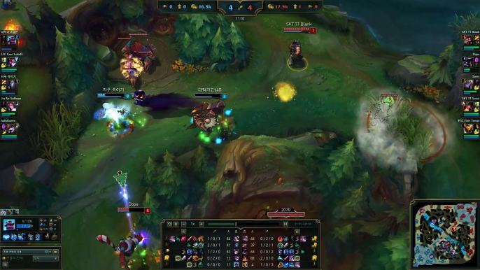 SKT T1 Scout - Sivir vs Vayne - ESC Ever LokeN, KR LOL Challenger 981LP