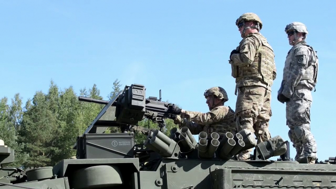 Mk 19 Grenade Launcher Gunnery Exercise US Army