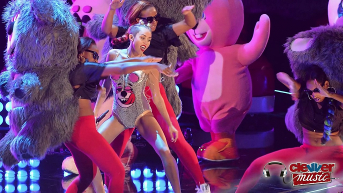 MILEY CYRUS TWERKS 2013 VMAS! ONE DIRECTION & RIHANNA REACTIONS