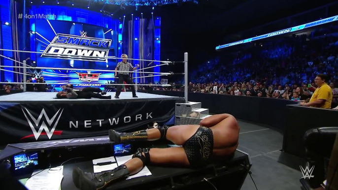 Roman Reigns vs. Sheamus, King Barrett, Rusev & Alberto Del Rio: SmackDown, Dec. 3, 2015
