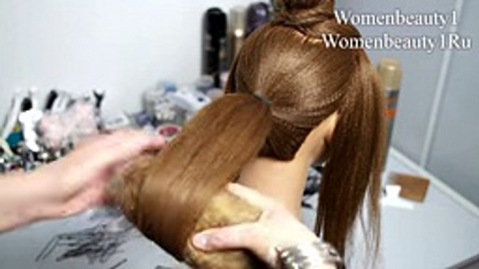 Beauty Tips - Hair bow tutorial. Hairstyle for long hair - Fashion hairstyle 2016