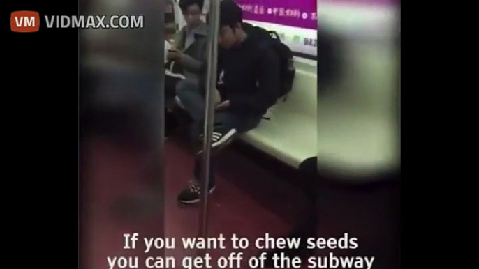 Rude Chinese Subway Rider Gets Served Some Harsh Street Justice