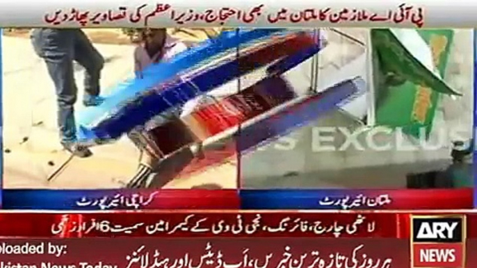 ARY News Headlines 2 February 2016, Firing and Tear Gas Shelling During PIA Employees Prot